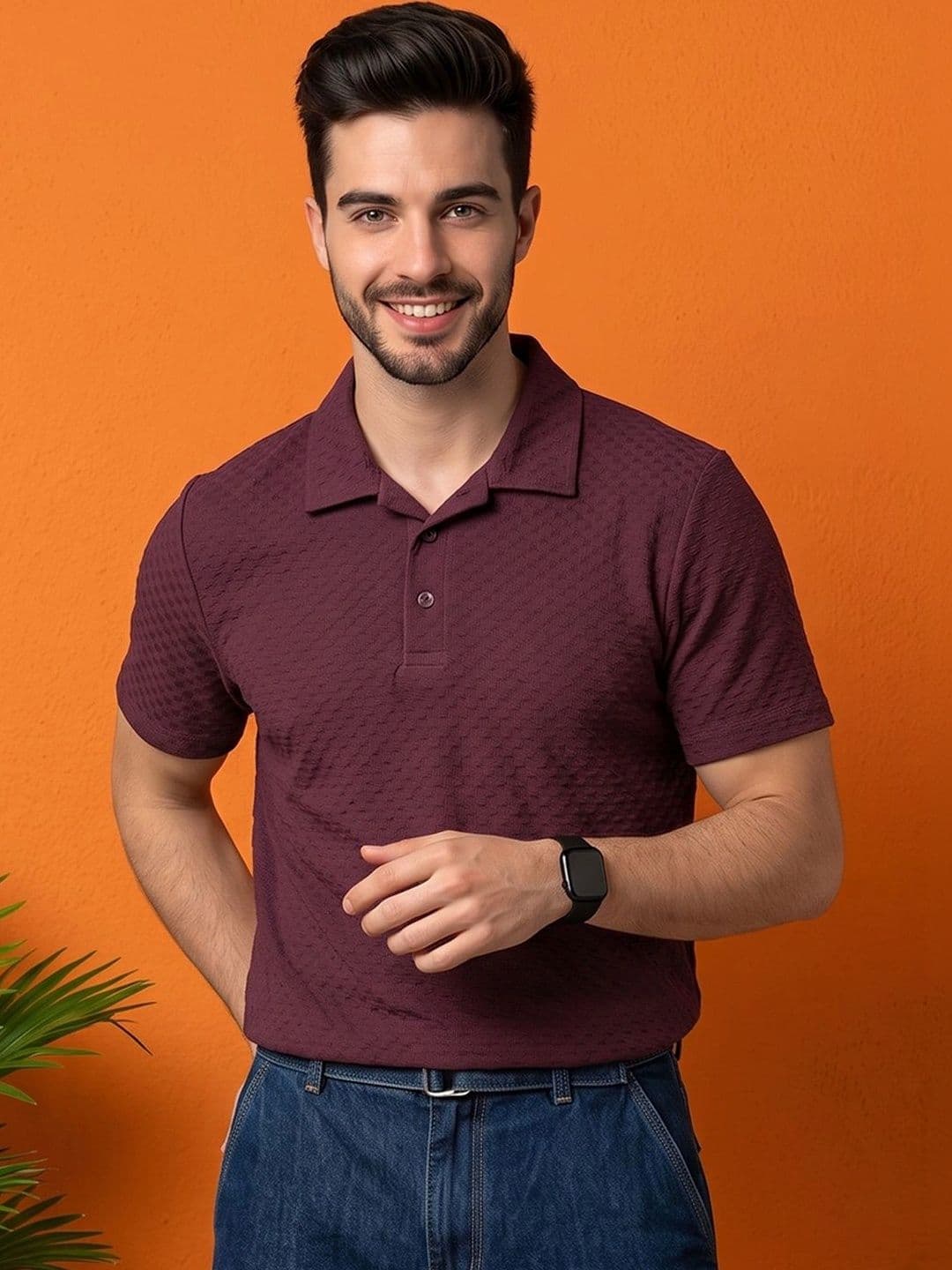 OGEN Men Polo Collar T-shirt - view 1