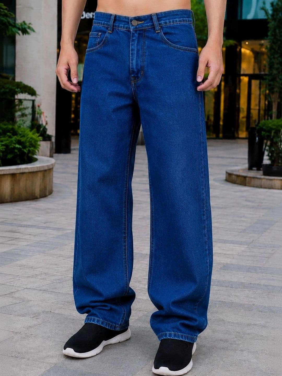 Moda Star Men Classic Relaxed Fit Mid-Rise Stretchable Jeans - view 1