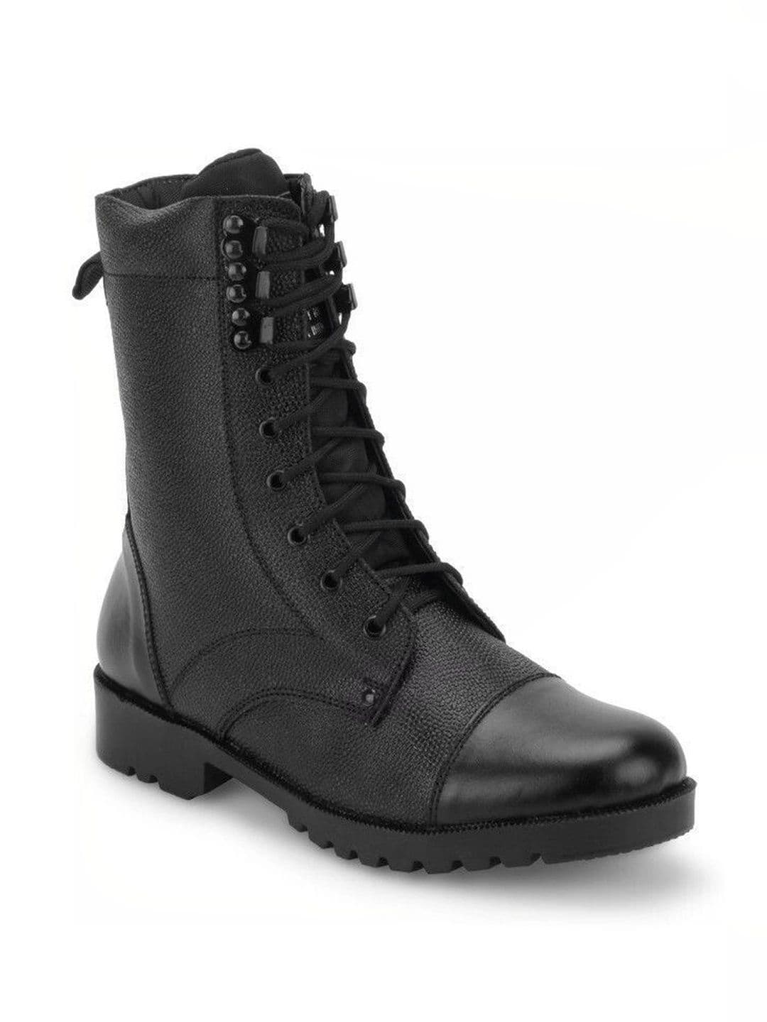 Benera Men Textured Leather High-Top Trekking Shoes - view 1