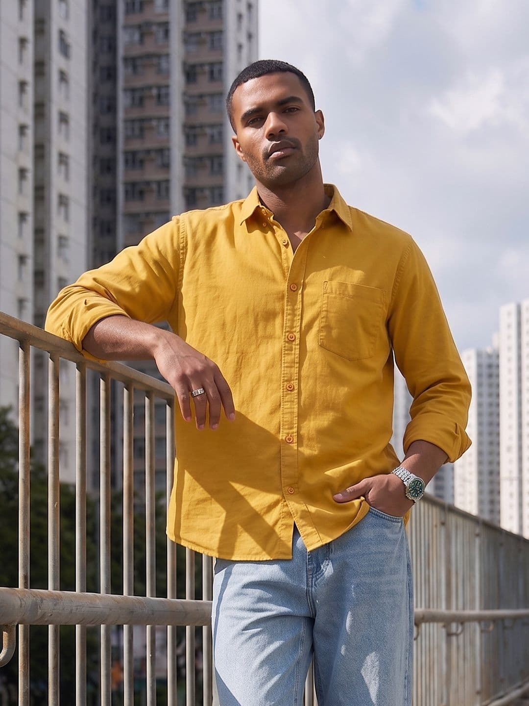 The Roadster Life Co. Spread Collar Casual Shirt - view 1