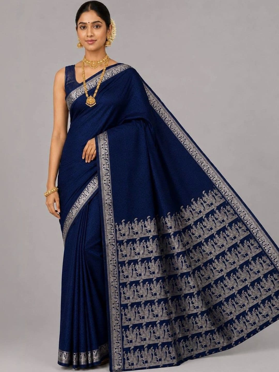 Fashioneta Attires Woven Design Zari Art Silk Saree - view 1