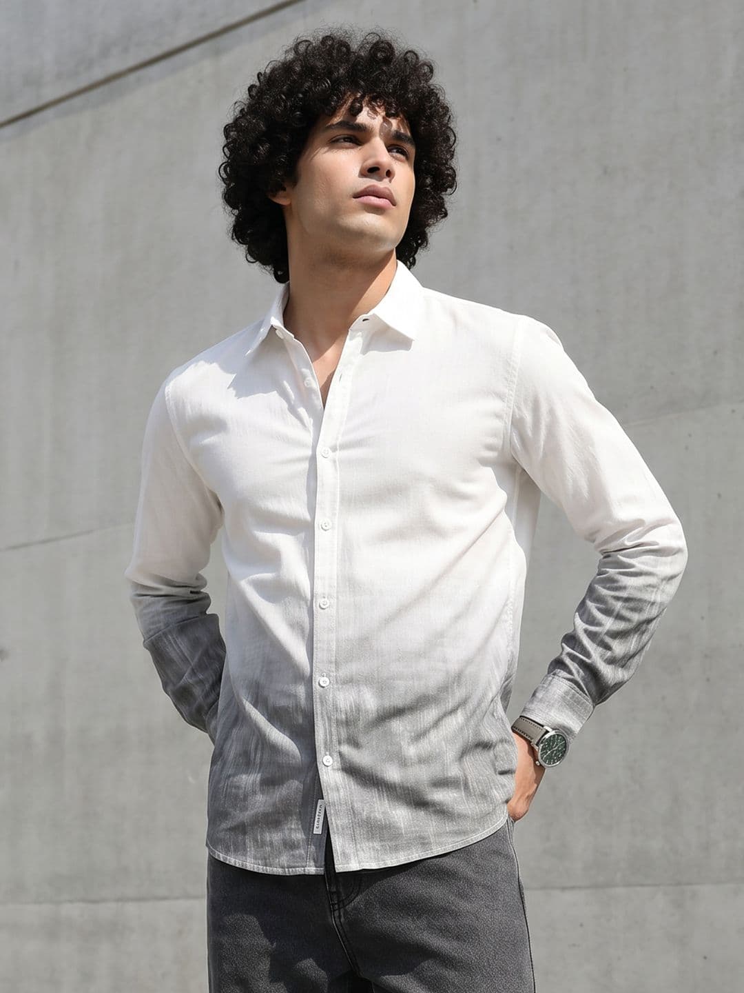The Roadster Life Co. Ombre Pure Cotton Casual Shirt - view 1