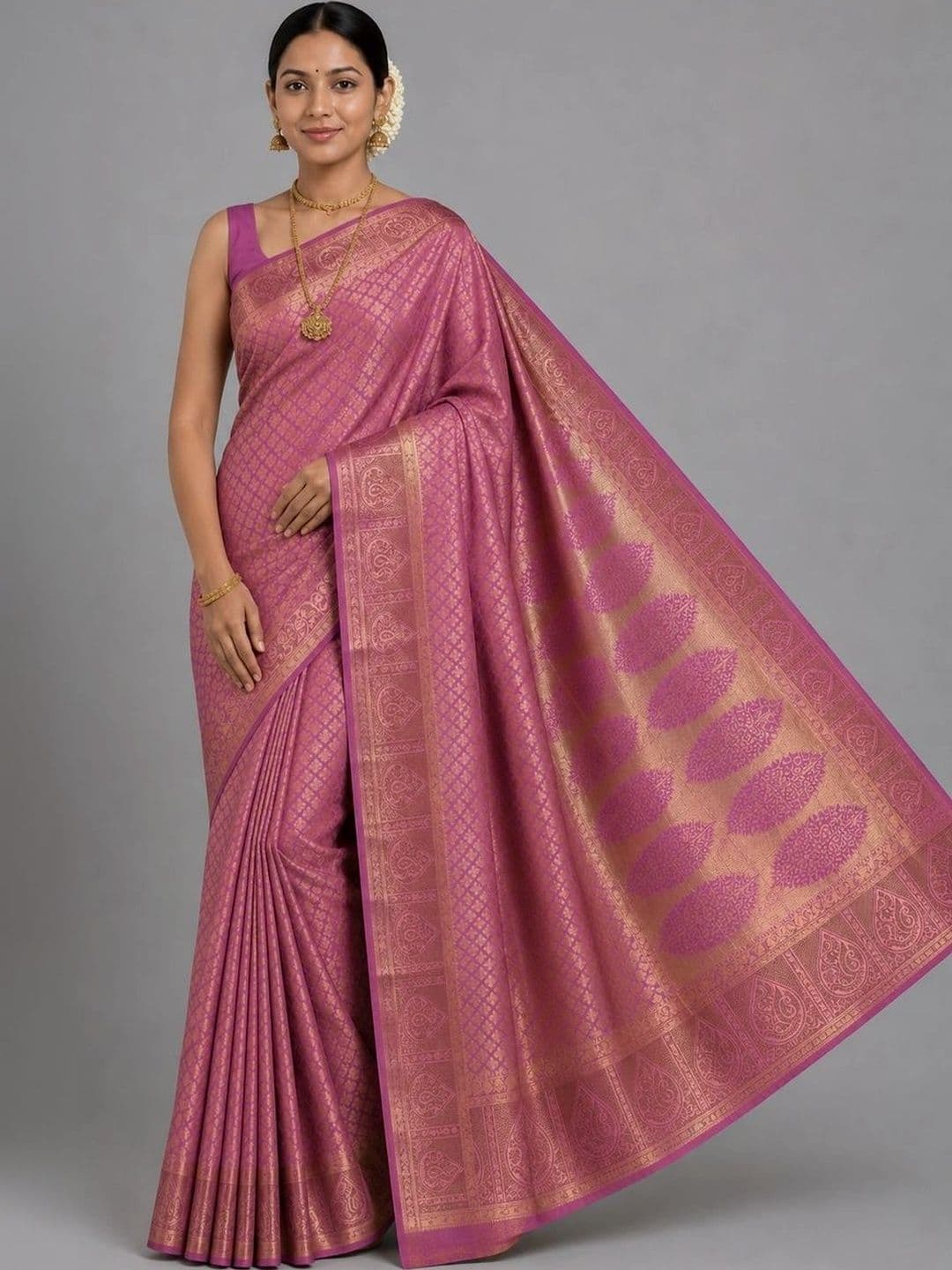 Fashioneta Attires Woven Design Zari Art Silk Saree - view 1