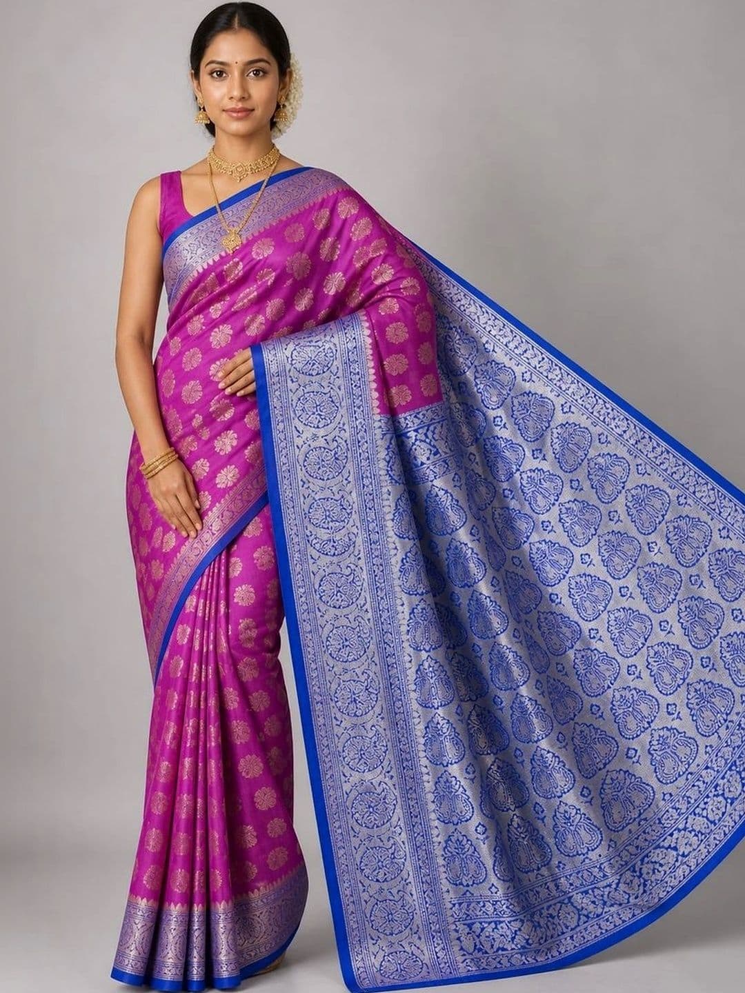 Fashioneta Attires Woven Design Zari Art Silk Saree - view 1