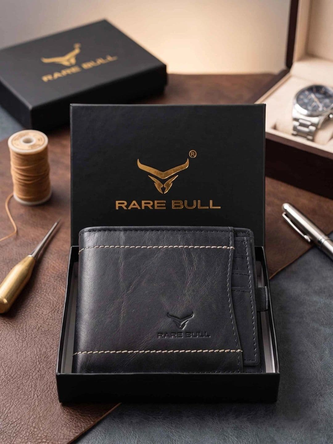 RARE BULL Men Leather Wallets - view 1