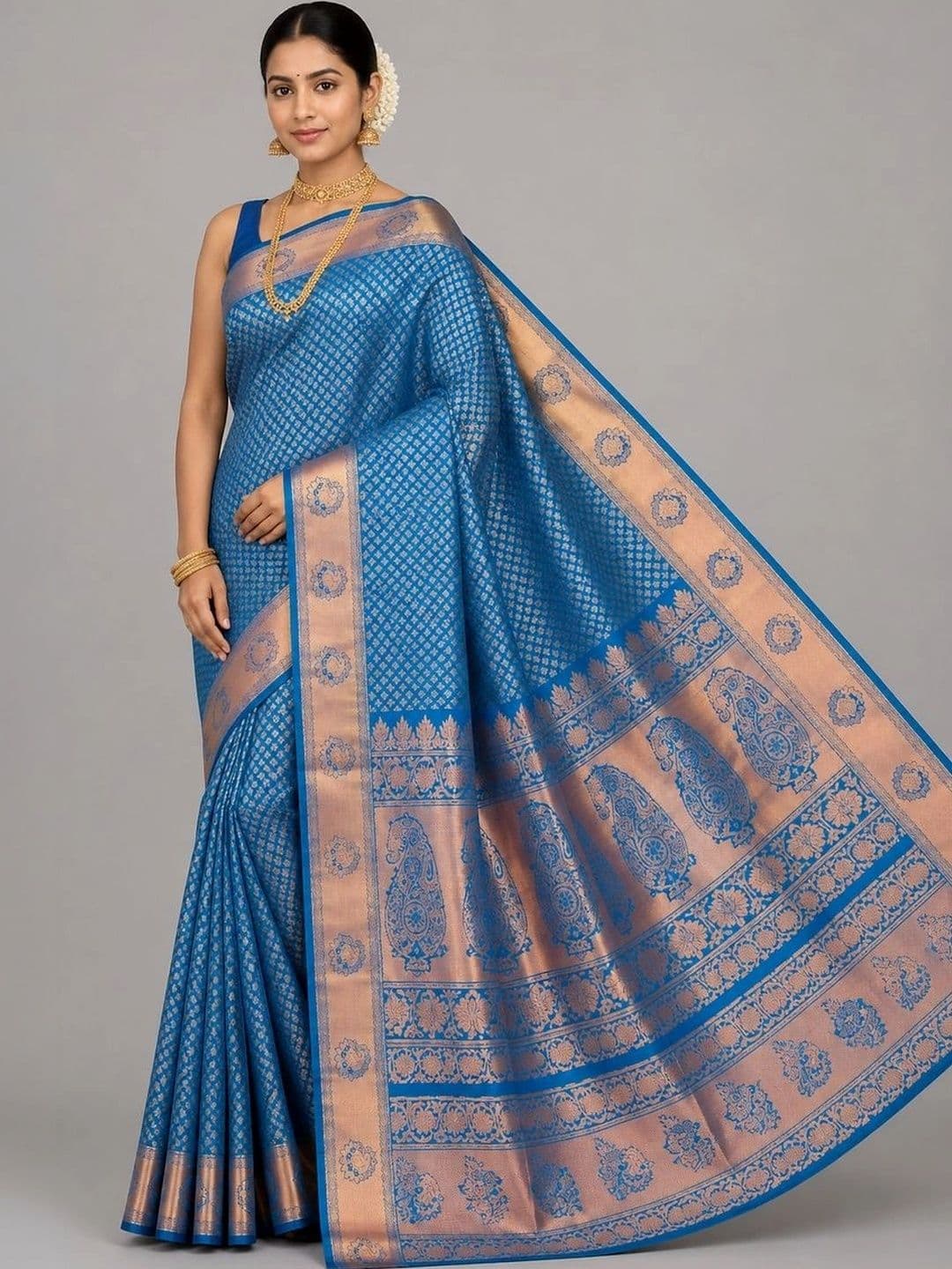 Fashioneta Attires Woven Design Zari Art Silk Saree - view 1