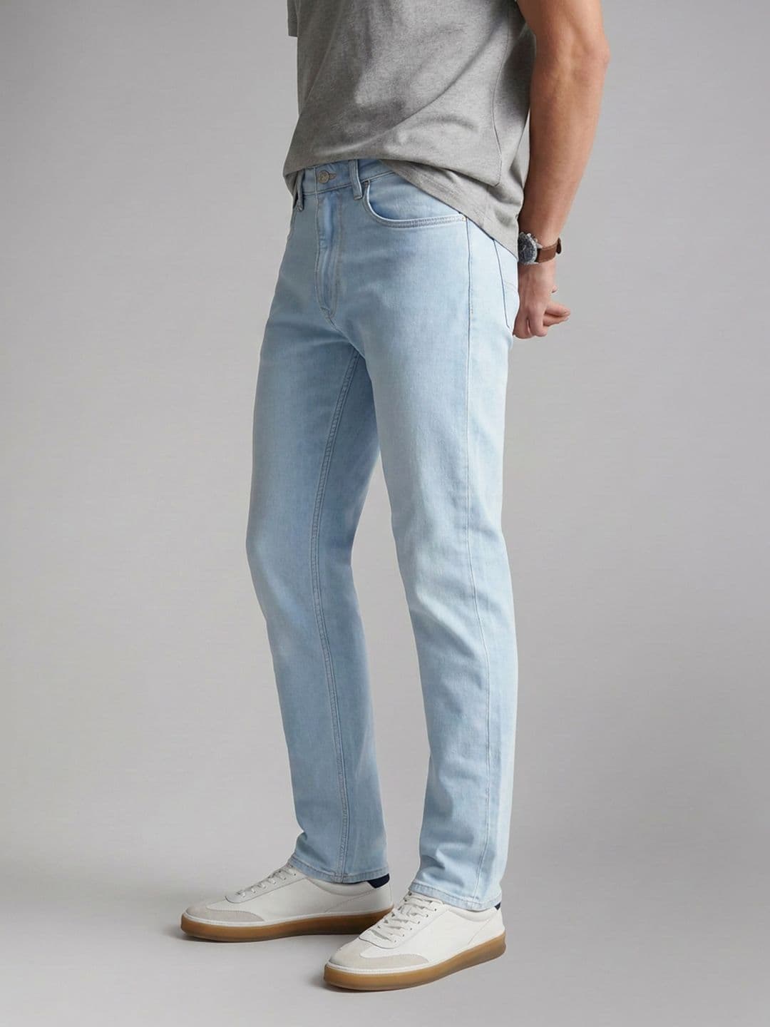 Louis Philippe Jeans Men Straight Fit Stretchable Jeans - view 1