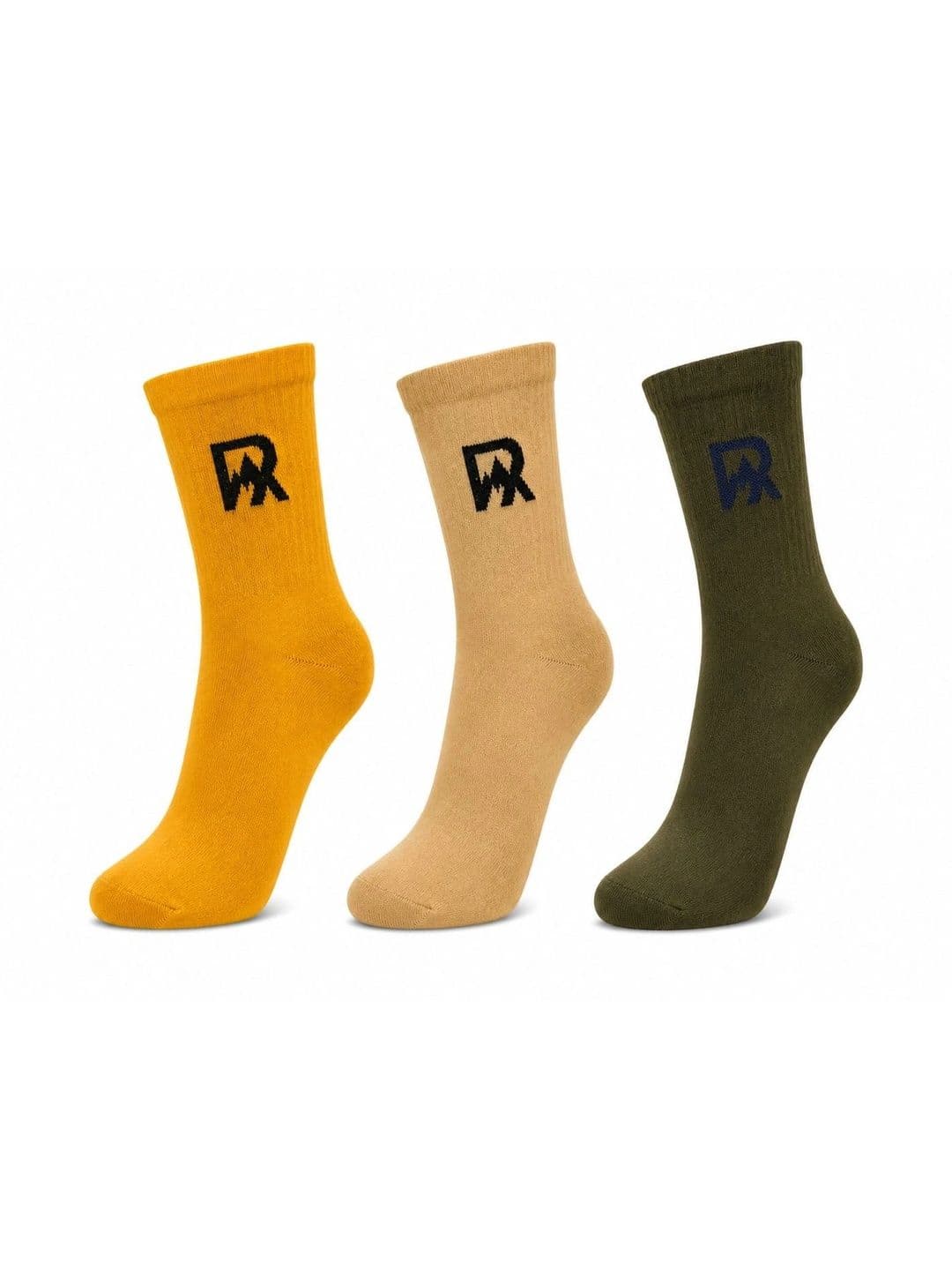 Roadster Men Pack of 3 Cotton Blend Assorted Patterned Calf Length Socks - view 1