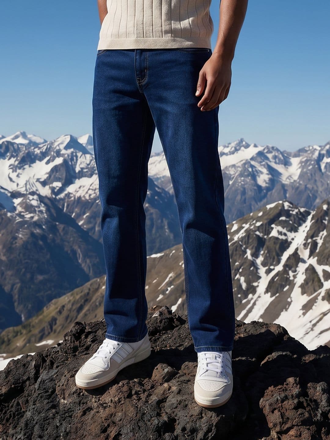 The Roadster Life Co. Men Relaxed Fit Stretchable Jeans - view 1