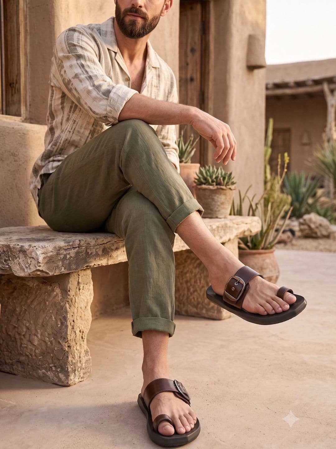 House of Pataudi Men Comfort Sandals - view 1