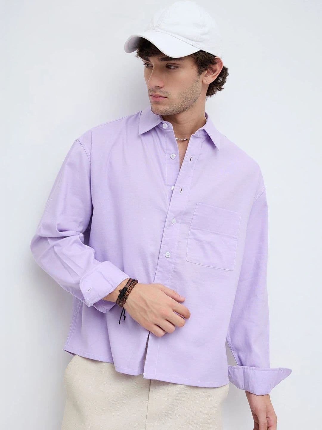 VASTRADO Men Classic Boxy Casual Shirt - view 1
