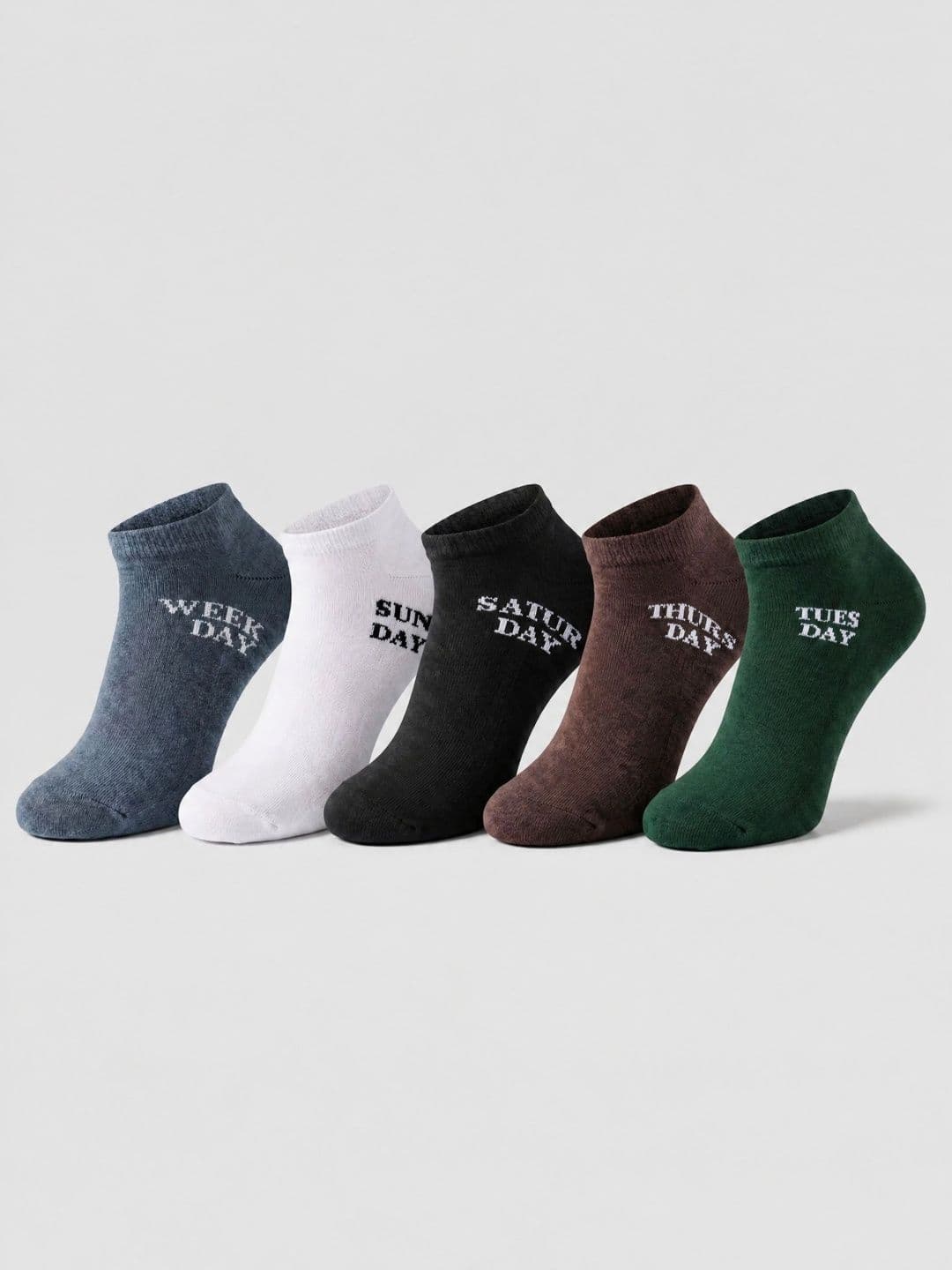 Moda Rapido Men Pack of 6 Cotton Blend Patterned Ankle Length Socks - view 1