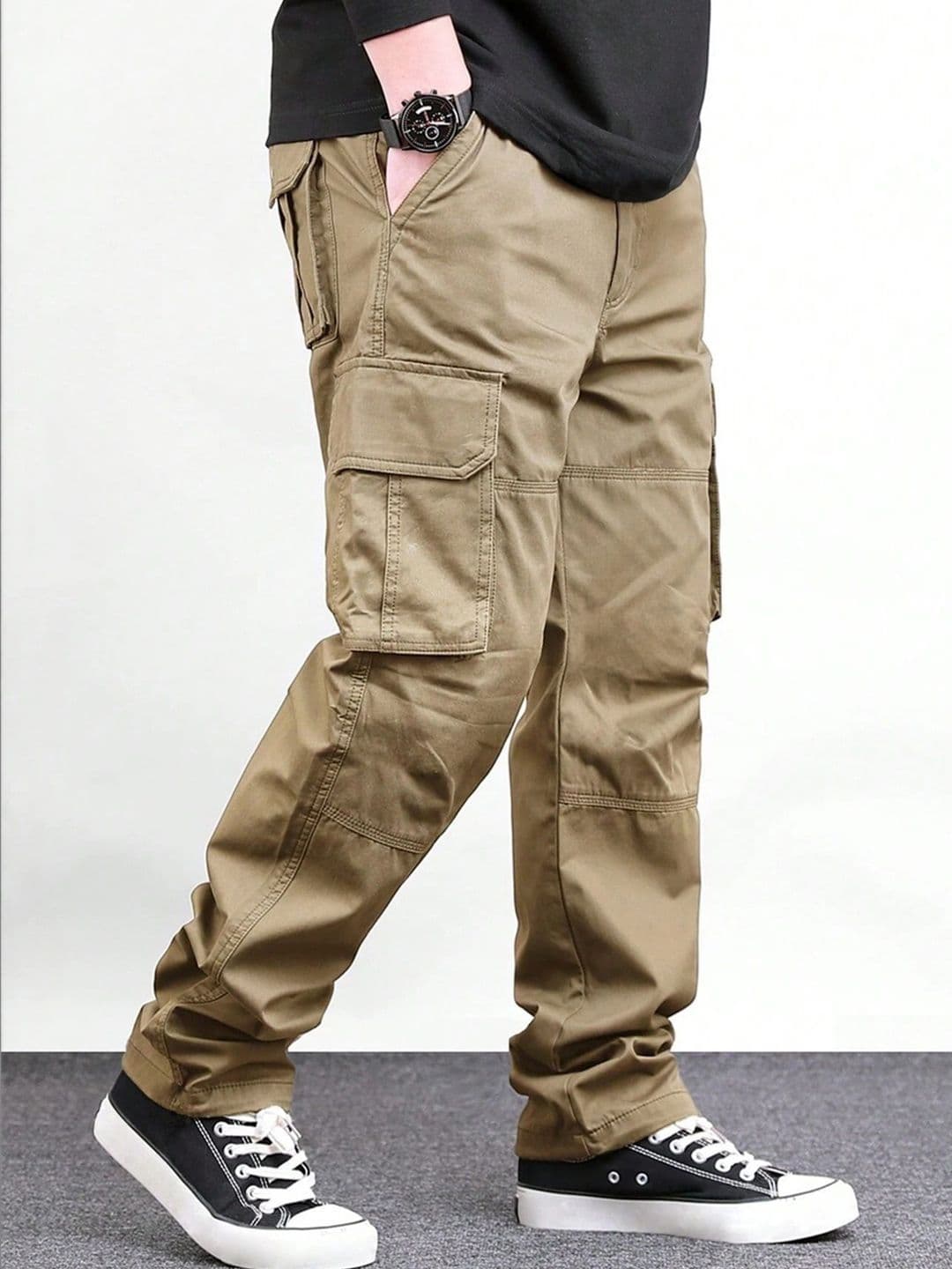 COMBRAIDED Men Original Loose Fit Cargos Trousers - view 1