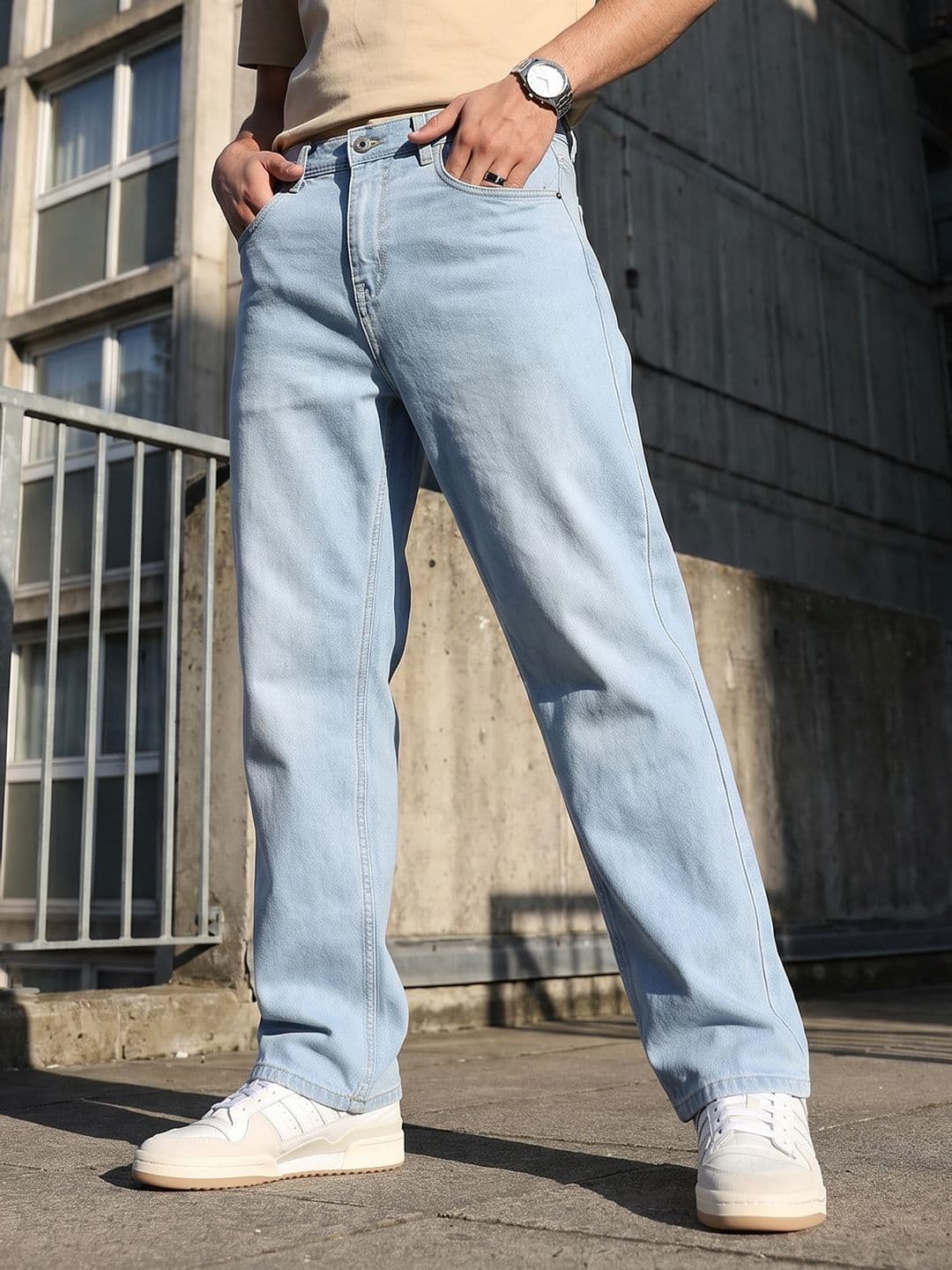 The Roadster Life Co. Men Relaxed Fit Stretchable Jeans - view 1