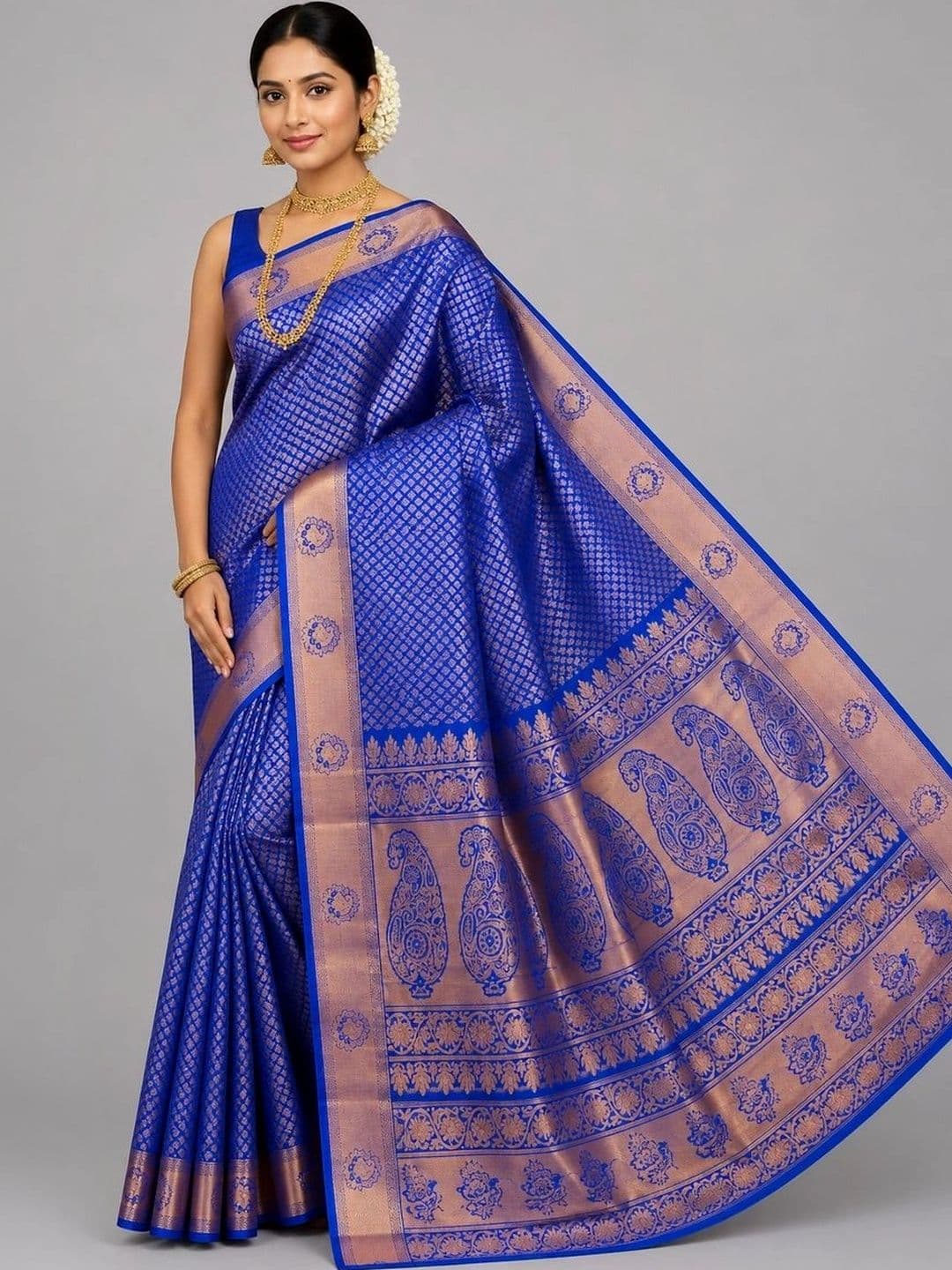 Fashioneta Attires Woven Design Zari Art Silk Saree - view 1