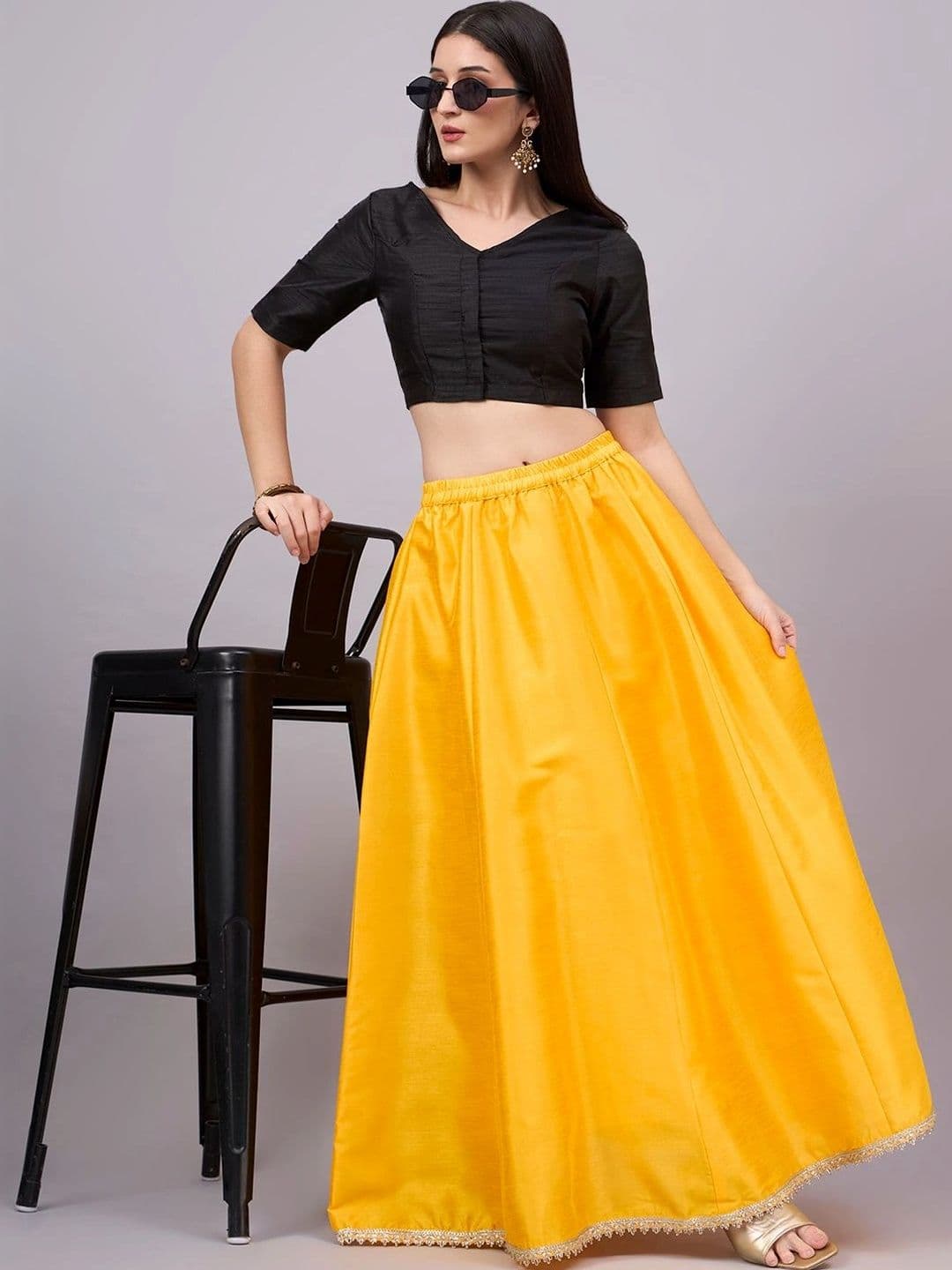 BANJANAN Women Maxi Flared Skirt - view 1
