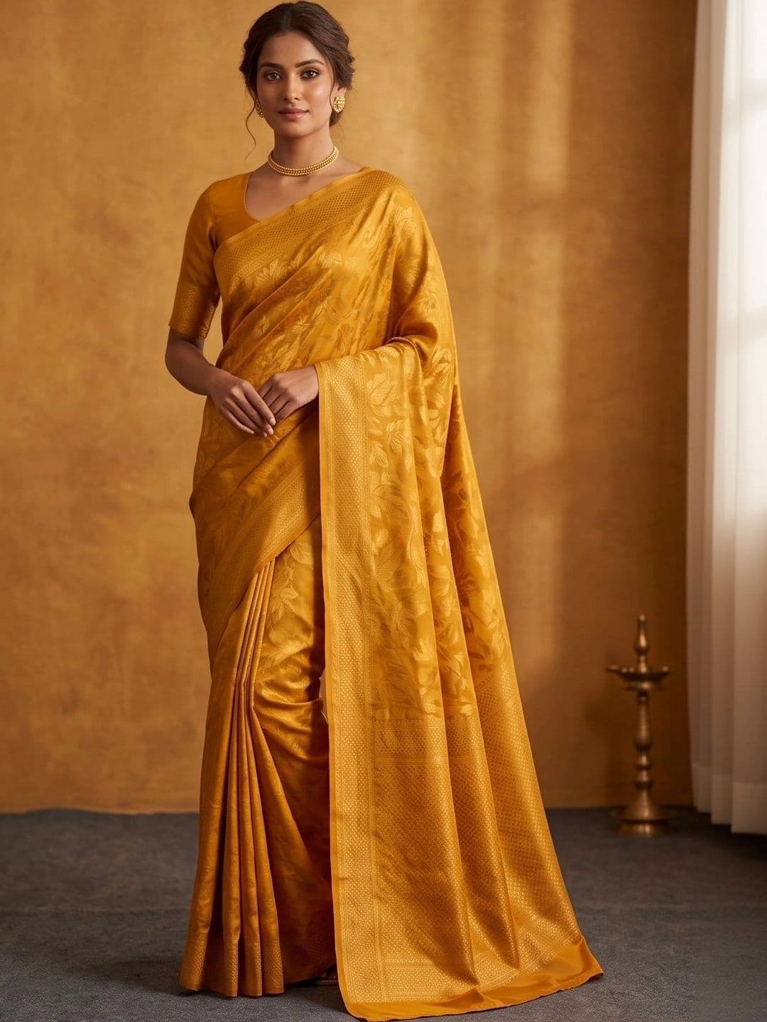 Okom Woven Design Zari Art Silk Banarasi Saree - view 1