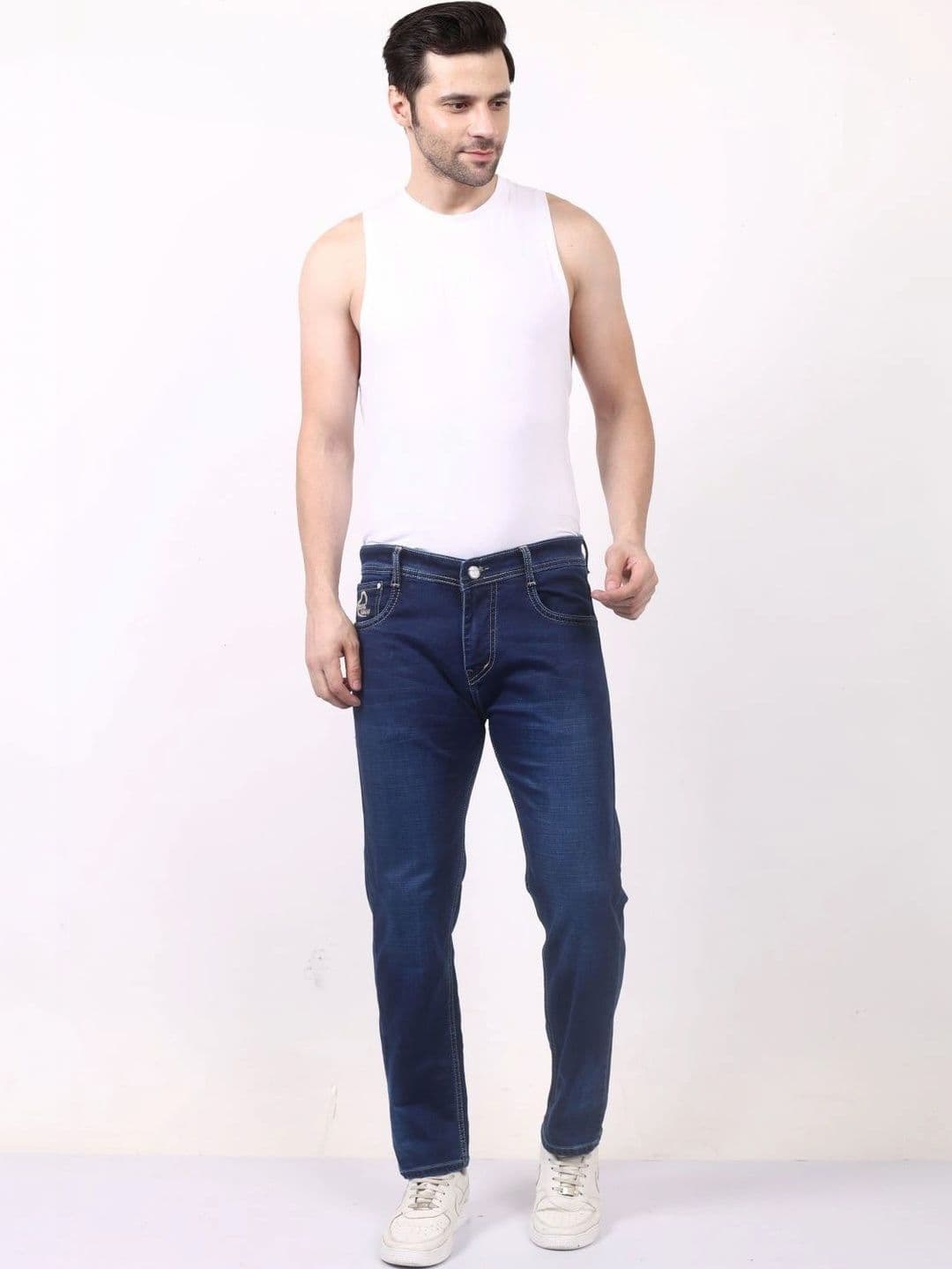 SACHIVA FASHION Men Regular Fit High-Rise Stretchable Jeans - view 1