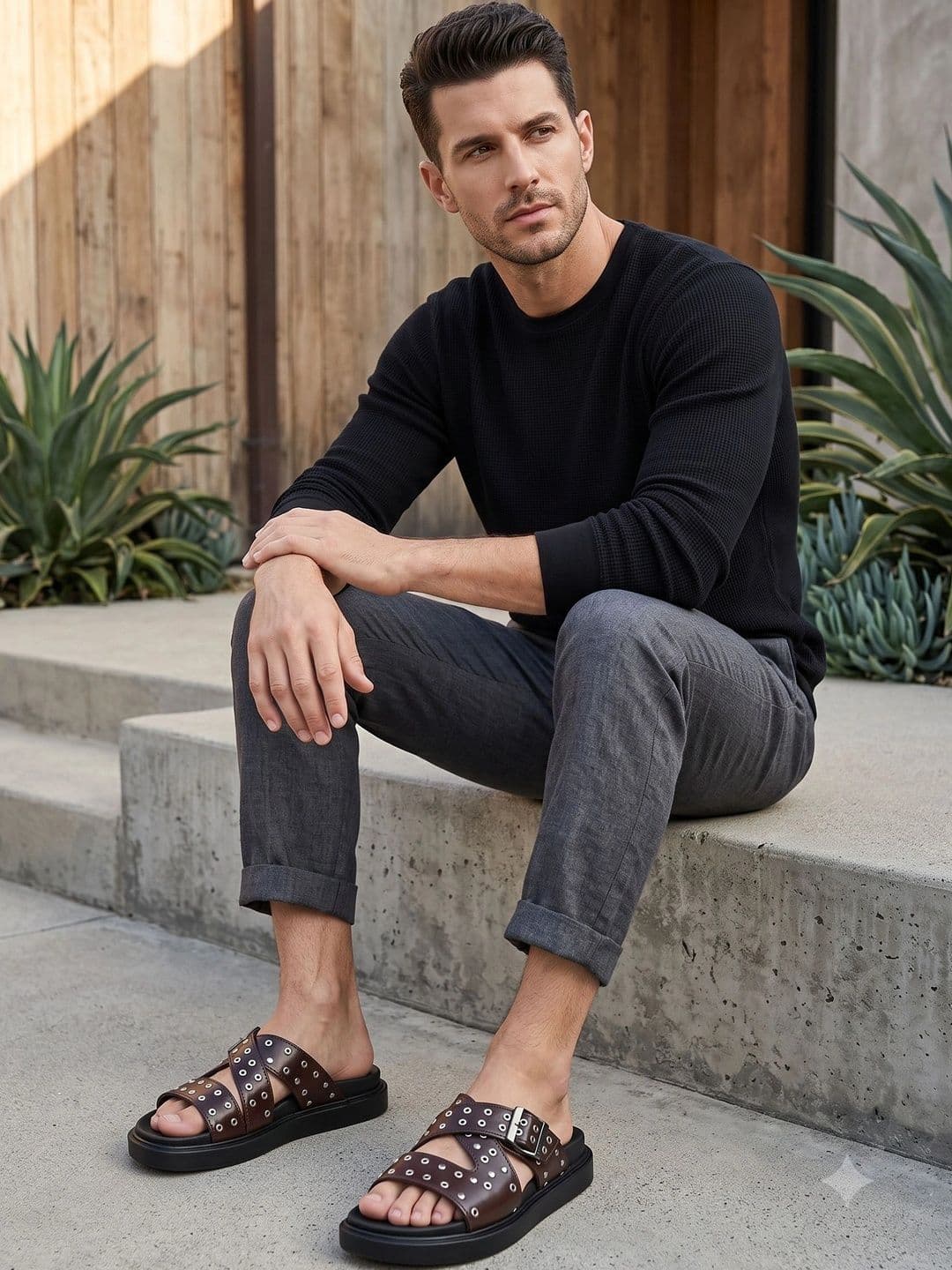 House of Pataudi Men Comfort Sandals - view 1