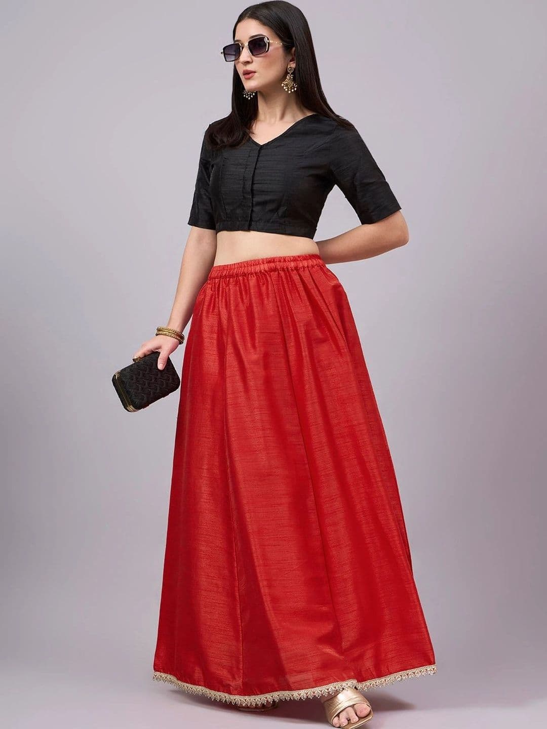 BANJANAN Women Maxi Flared Skirt - view 1