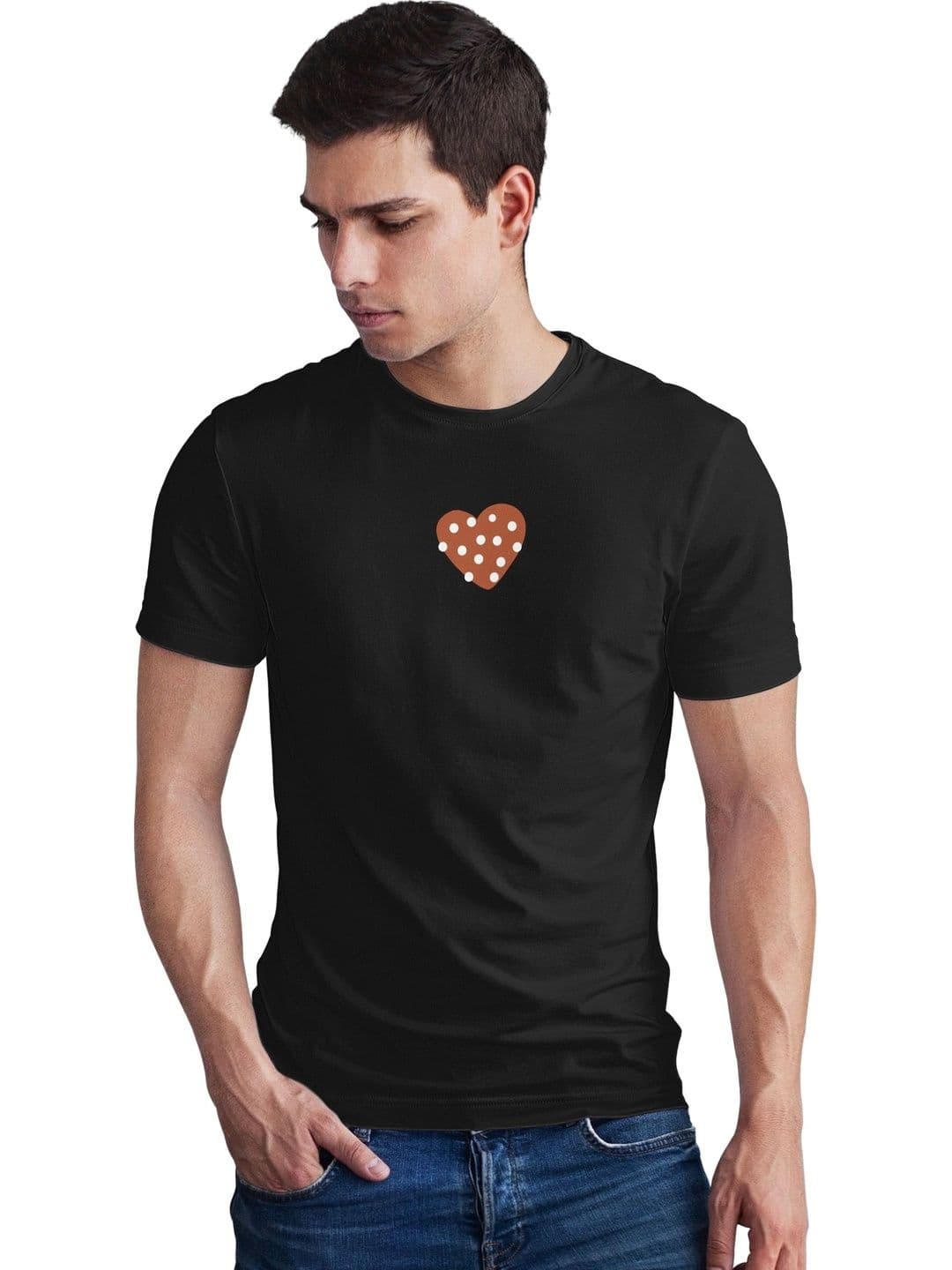 Seekbuylove Men Polka Dot Printed Bio Finish T-shirt - view 1