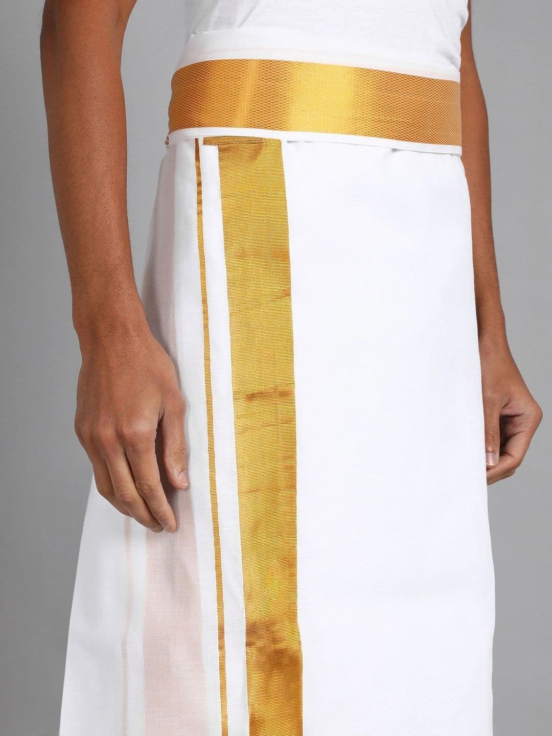 AKESHAVAM Men Cotton Dhoti Dhotis - view 1