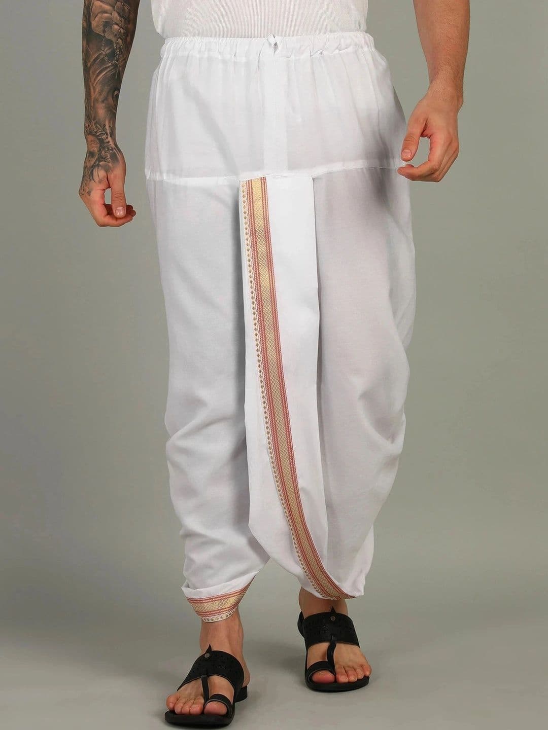AKESHAVAM Men Silk Dhoti Dhotis - view 1
