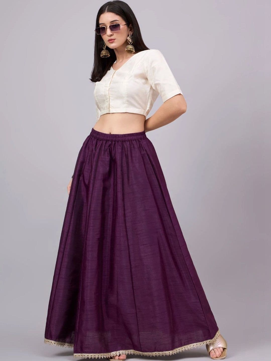BANJANAN Women Maxi Flared Skirt - view 1