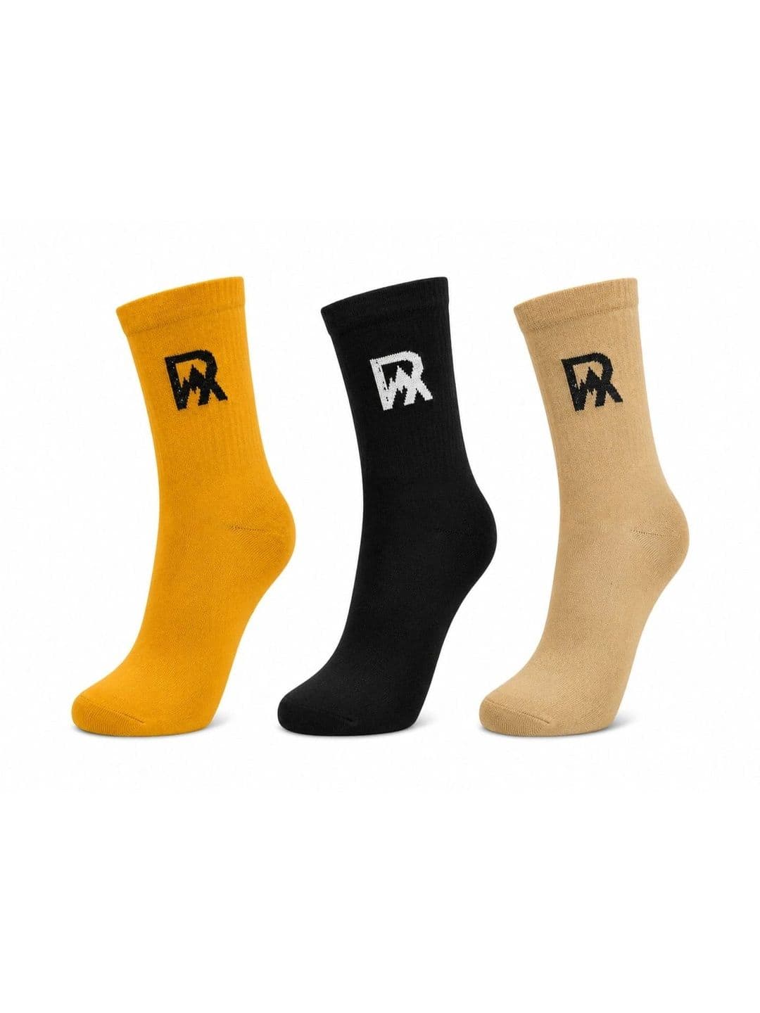 Roadster Men Pack of 3 Cotton Blend Assorted Above Ankle Socks - view 1