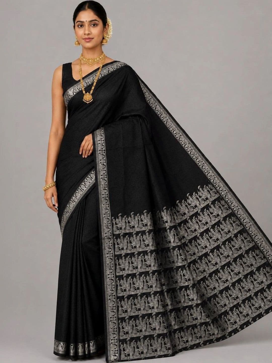Fashioneta Attires Woven Design Art Silk Saree - view 1