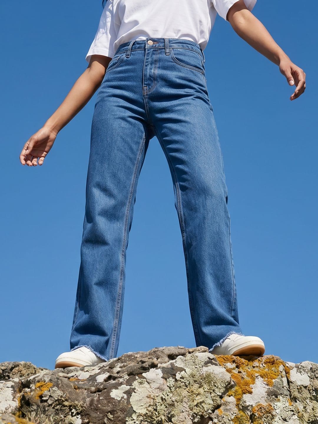 The Roadster Life Co. Women Straight Fit Stretchable Jeans - view 1
