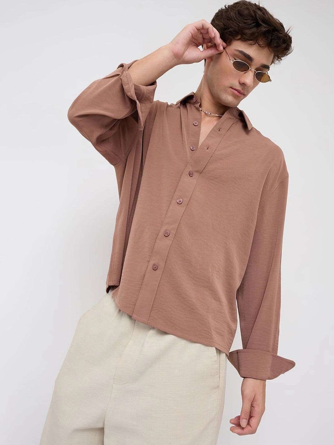 VASTRADO Men Classic Boxy Casual Shirt - view 1