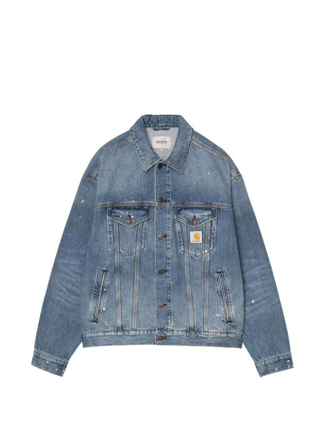 Carhartt WIP Blue Shirt Collar Jacket - view 1