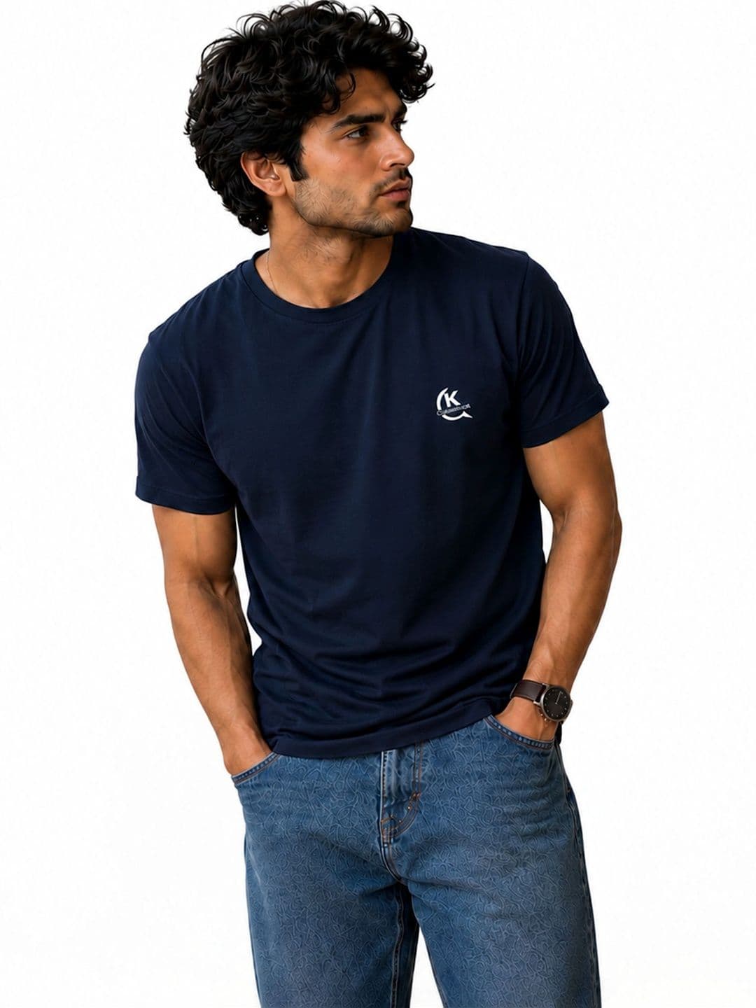 ClotheKraft Men Brand Logo T-shirt - view 1