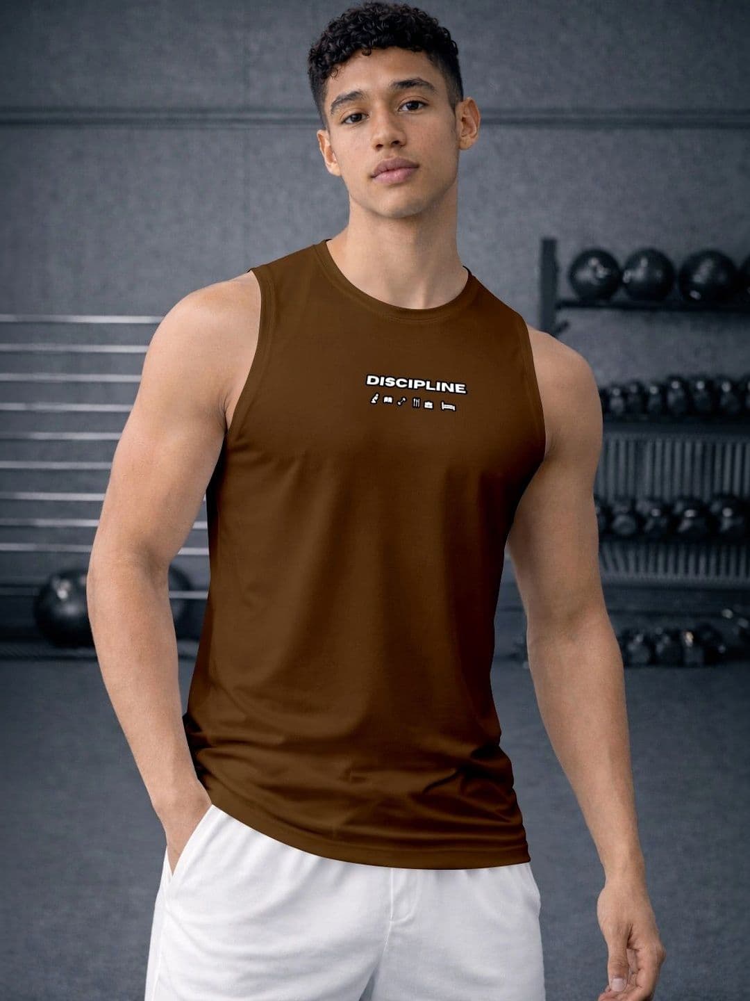ENRIZZ X FITNESS EXCHANGE Men Typography Printed Dri-FIT T-shirt - view 1