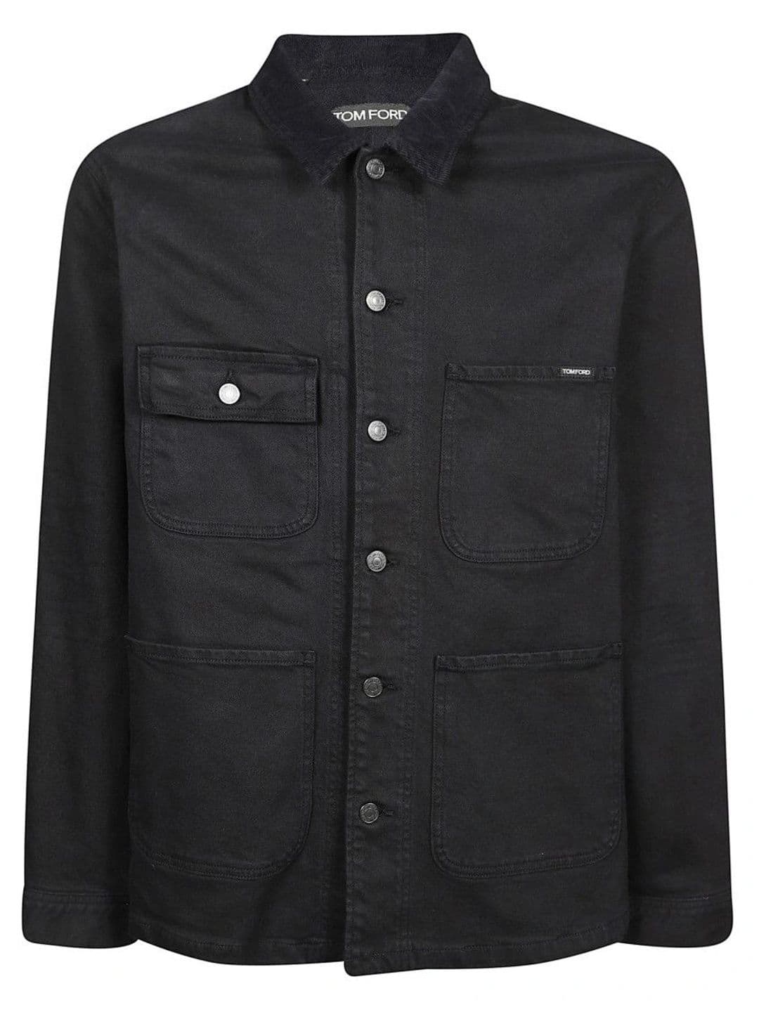 Tom Ford Black Shirt Collar Jacket - view 1
