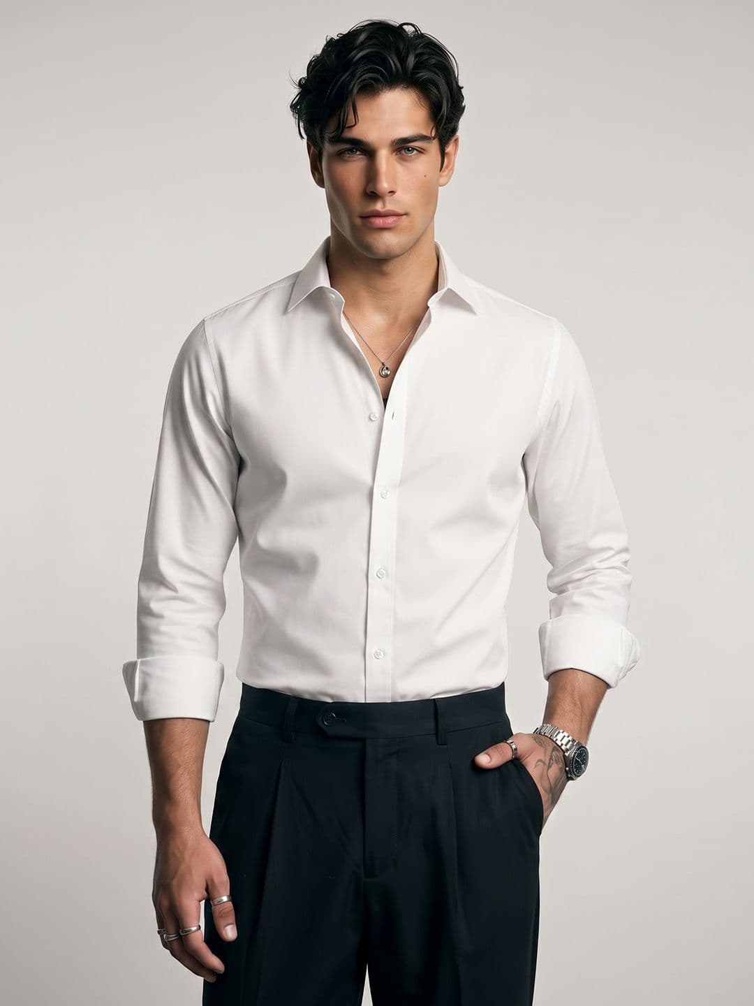 OvrWrk Pure Cotton Slim Fit Casual Shirt - view 1