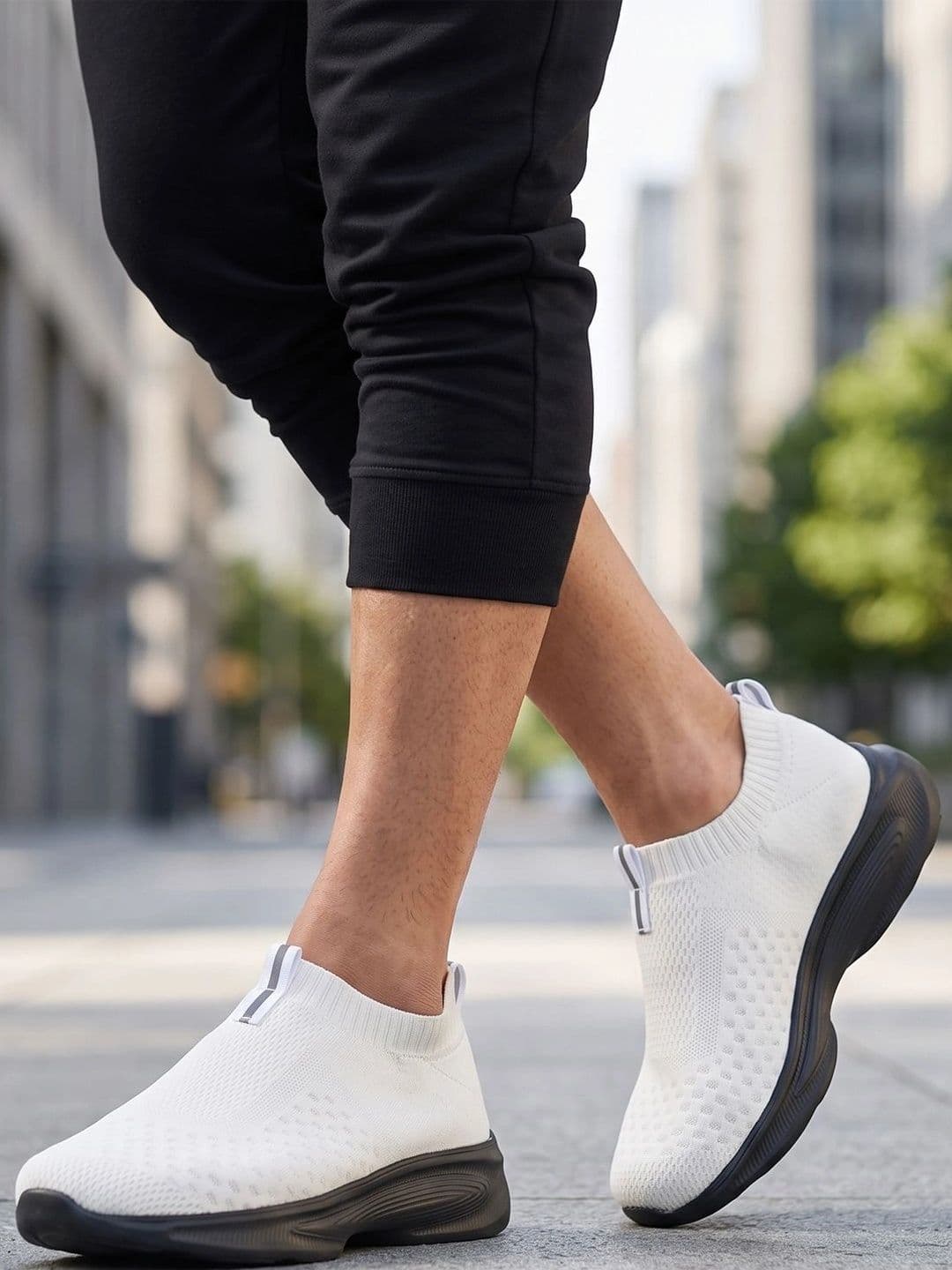 Knight Ace Men Textile Walking Shoes - view 1