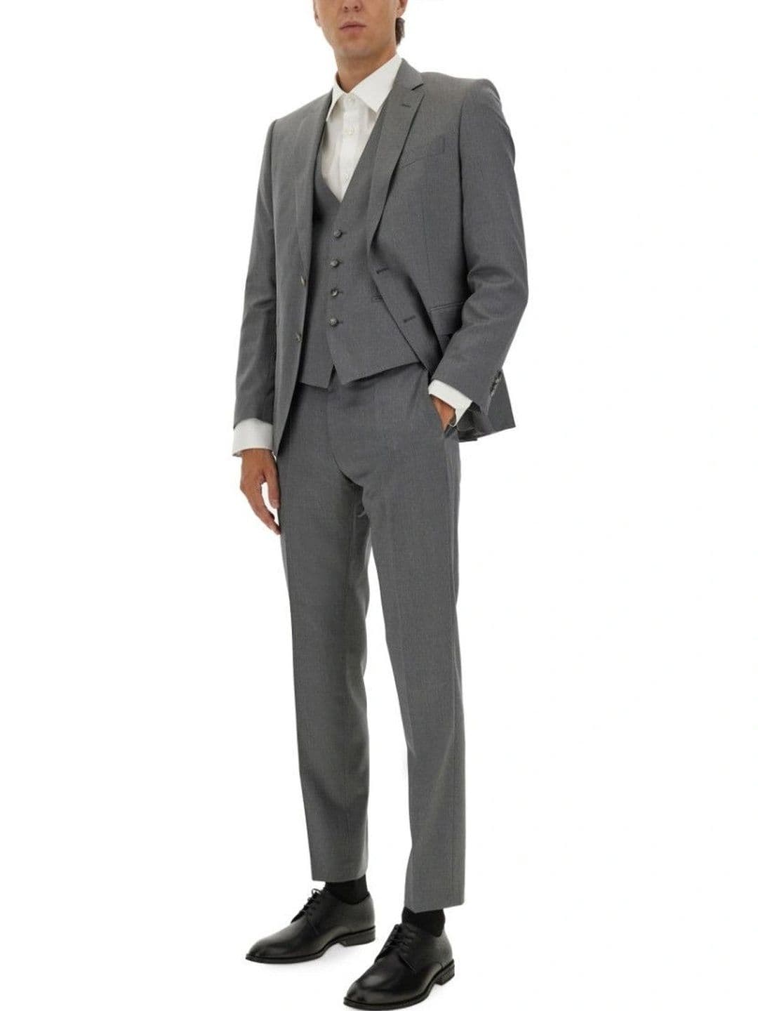 BOSS Grey Notched Lapel Jacket - view 1