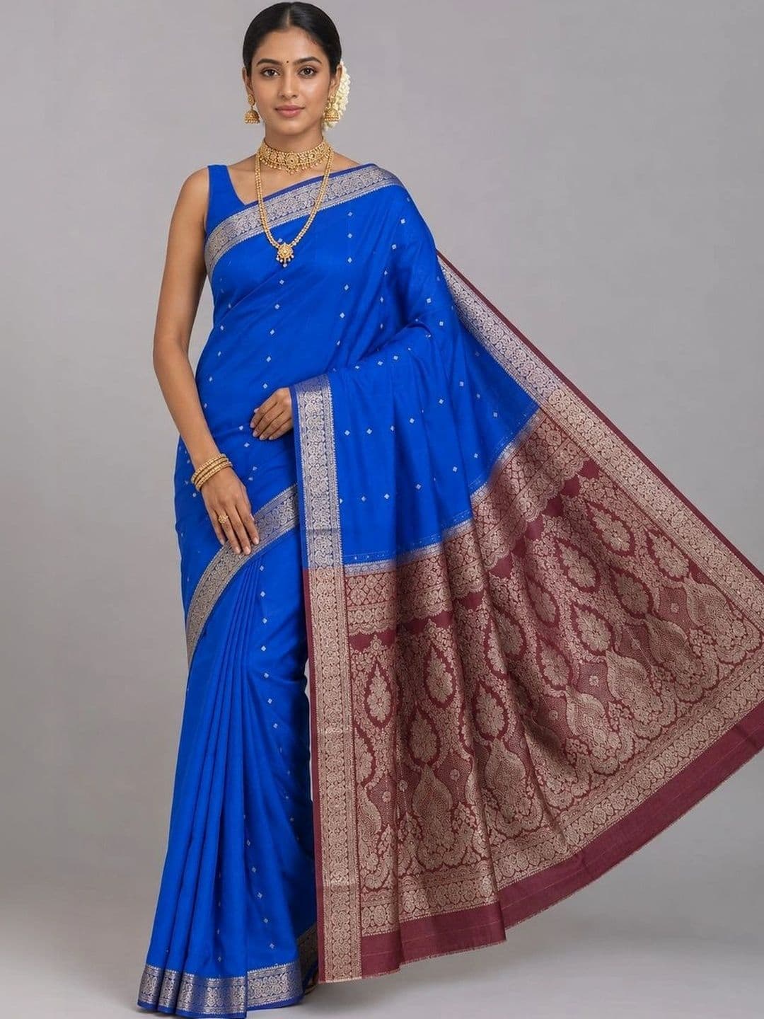 Fashioneta Weaves Woven Design Zari Art Silk Saree - view 1