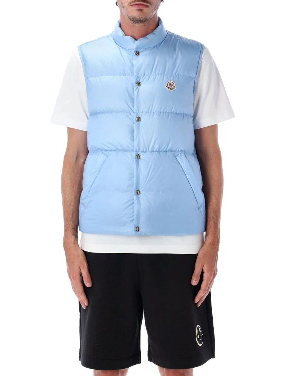 Moncler Sky Blue Quilted Jacket - view 1