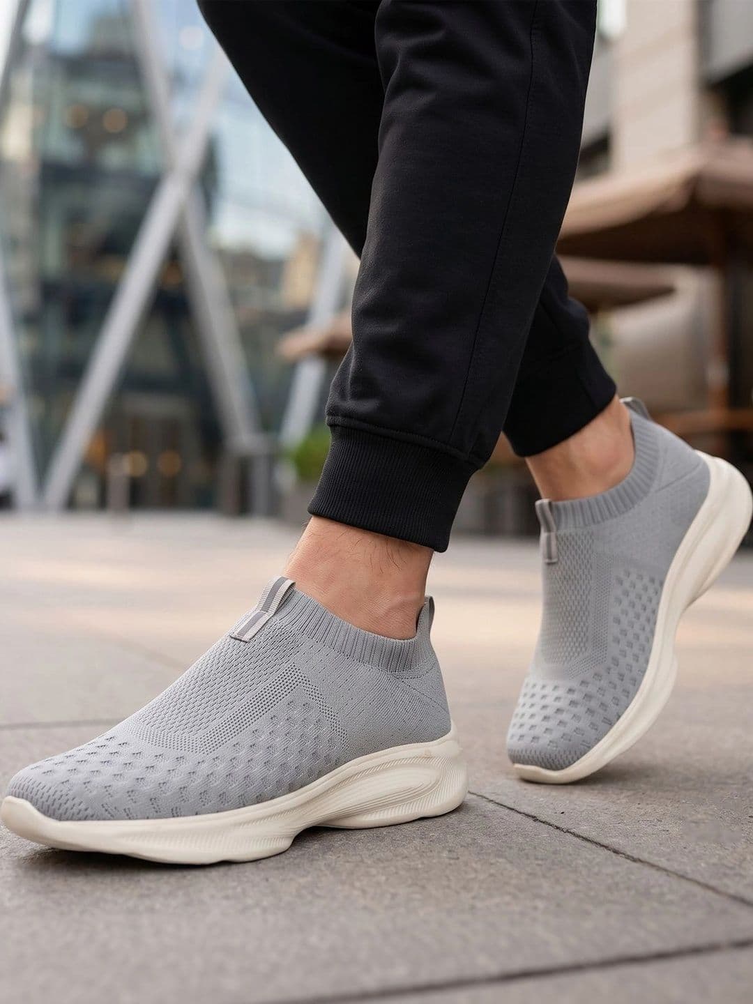 Knight Ace Men Textile Walking Shoes - view 1