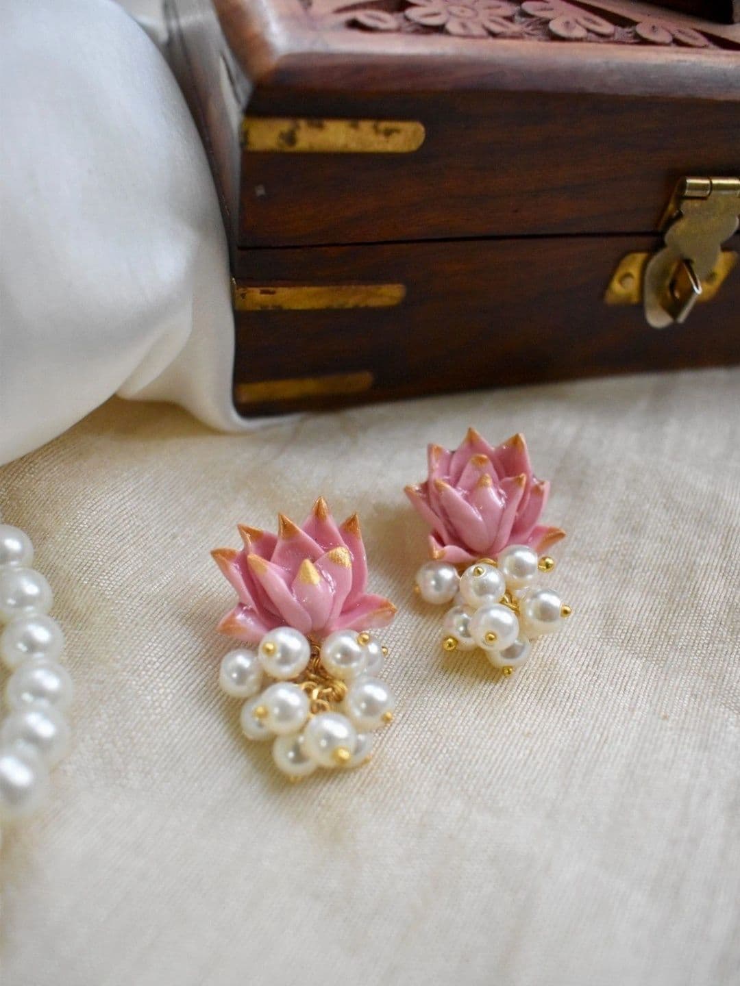 Ammanya Accessories Floral Drop Earrings - view 1