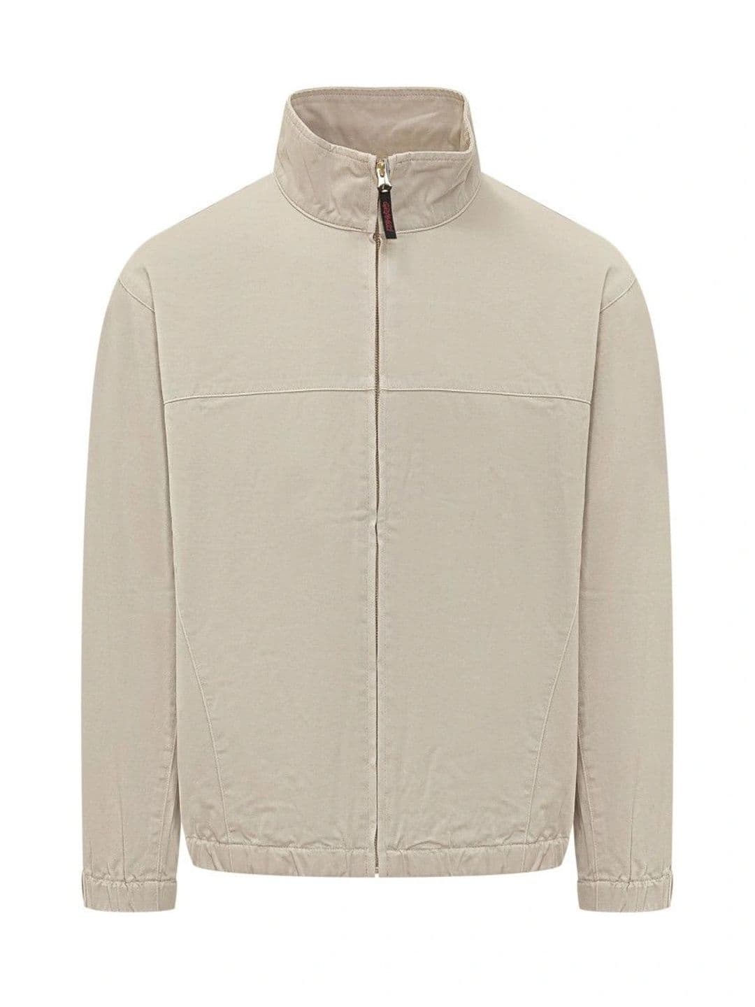 Gramicci Beige Solid Mock Collar Jacket - view 1