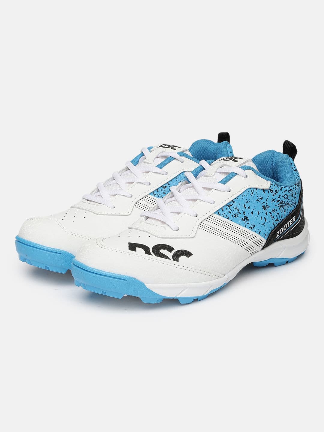 DSC Men Zooter White Lace-Up Cricket Shoes - view 1