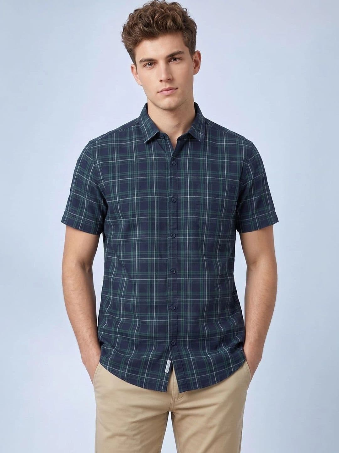 Roadster Men Tartan Checks Checked Casual Shirt - view 1
