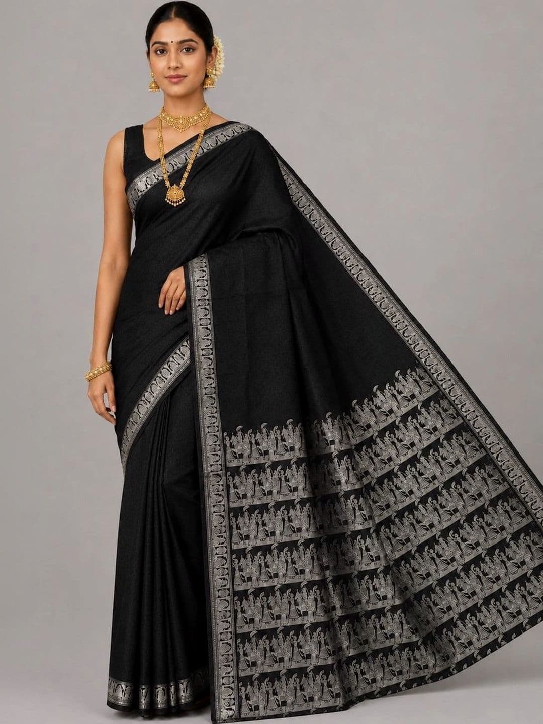 Fashioneta Exclusive Woven Design Art Silk Saree - view 1