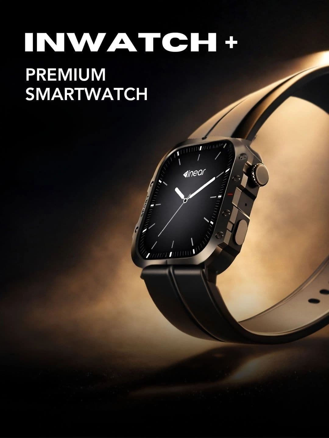 inear INWATCH with 2.01 Inch HD Display- Bluetooth Calling- Smartwatch - view 1