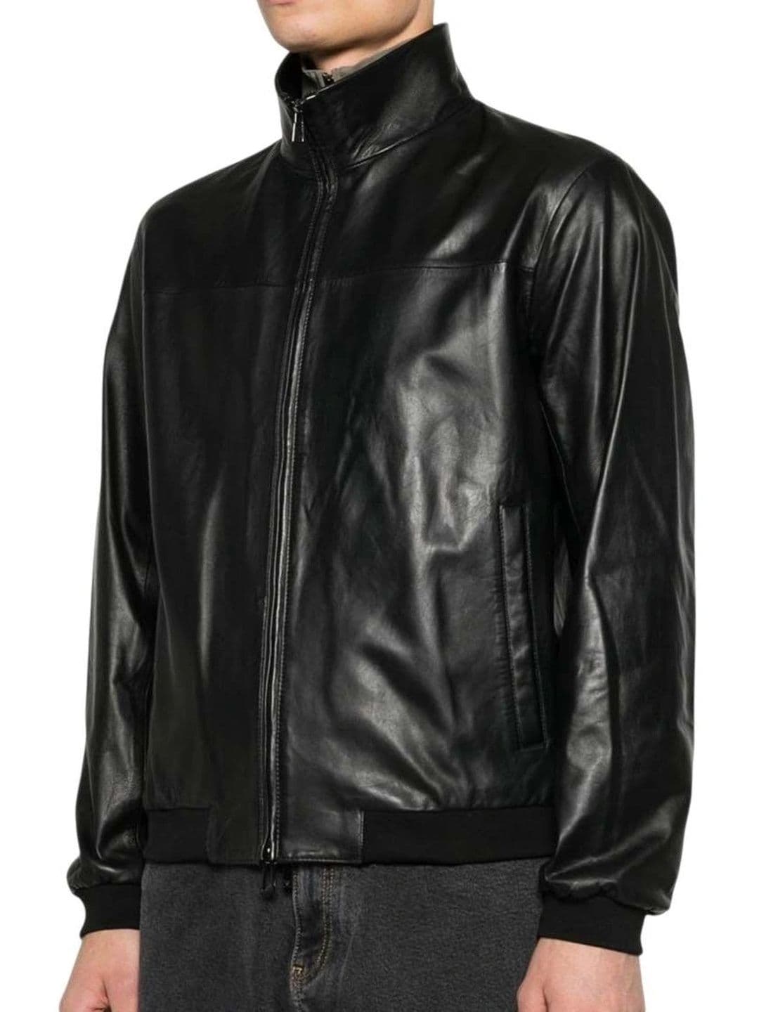 Emporio Armani Black Solid Regular Jacket - view 1