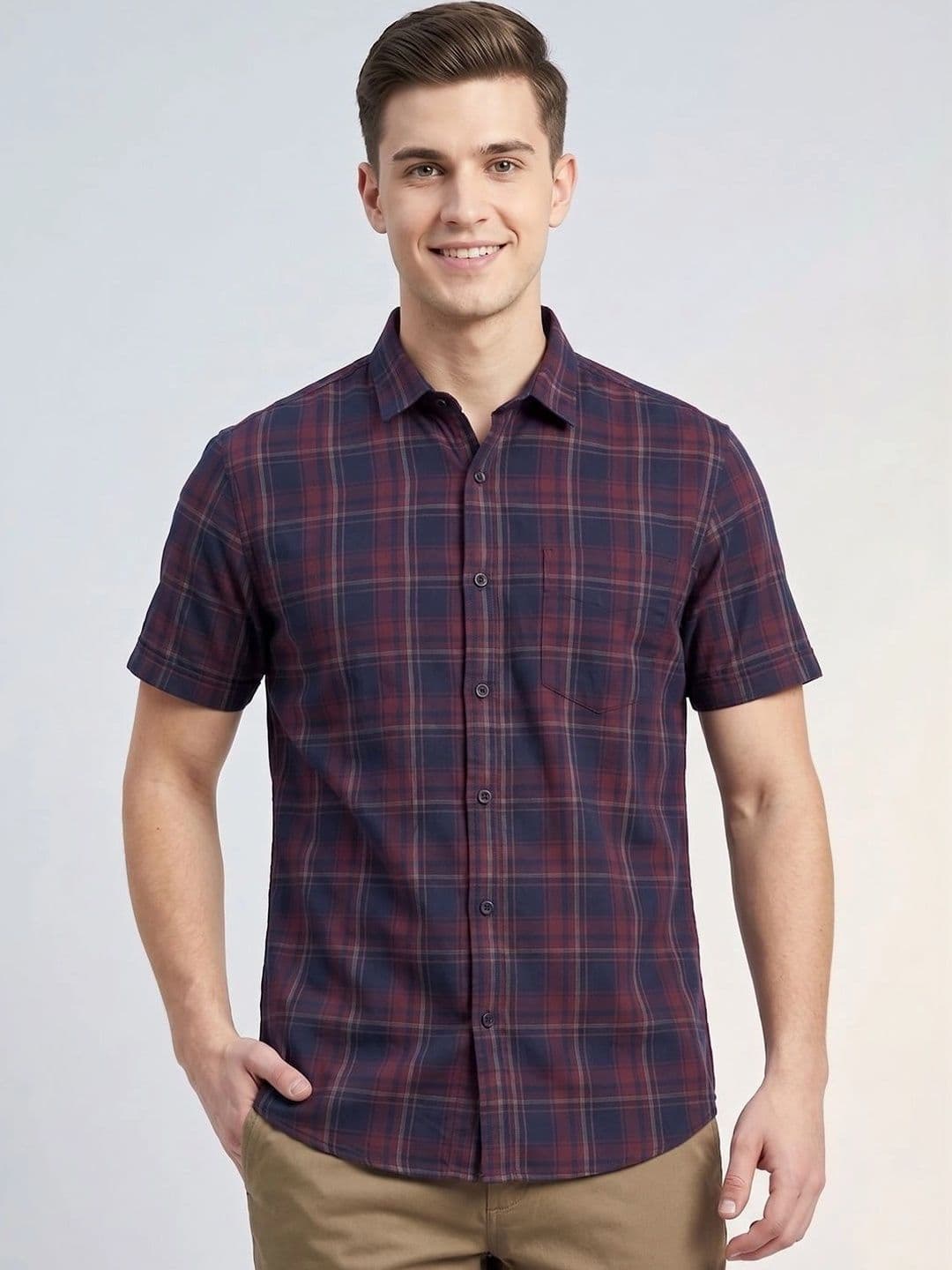 Roadster Men Tartan Checks Checked Casual Shirt - view 1